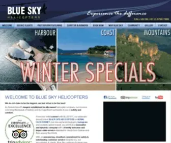 Blueskyhelicopters.com(Experience the Difference) Screenshot