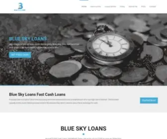 Blueskyloans.net(Blue Sky Loans) Screenshot