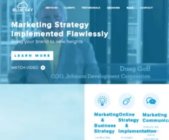 Blueskymkt.com(Blue Sky Marketing) Screenshot