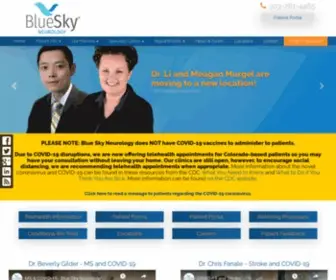 Blueskyneurology.com(Blue Sky Neurology) Screenshot