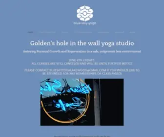 Blueskyoga.com(Blue Sky Yoga) Screenshot