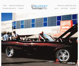 Blueskyperformanceandrestoration.com(Blue Sky Performance Premier Auto Restoration Shop) Screenshot