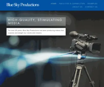Blueskyproductions.tv(Blue Sky Productions) Screenshot