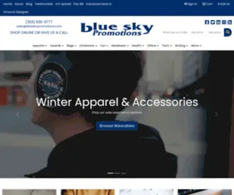 Blueskypromotions.com(Blue Sky Promotions) Screenshot