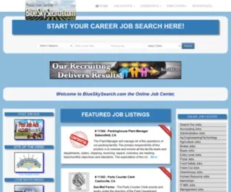 Blueskysearch.com(Produce Jobs) Screenshot