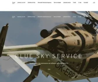 Blueskyservice.cz(Blue Sky Service) Screenshot