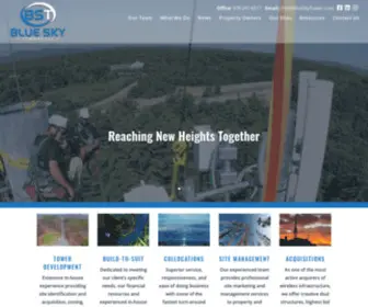 Blueskytower.com(Blue Sky Towers) Screenshot