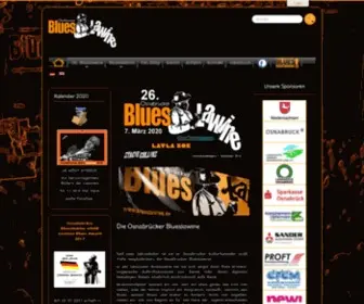 Blueslawine.de(Osnabrücker Blueslawine) Screenshot