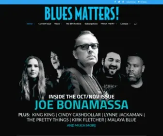 Bluesmatters.com(Blues Matters Magazine) Screenshot