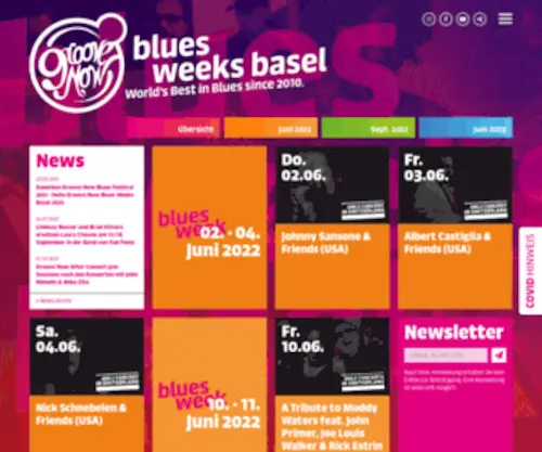 Bluesnow.ch(Groove Now) Screenshot