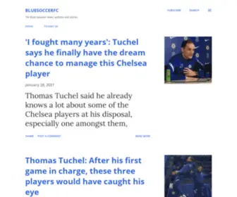 Bluesoccerfc.com(Bluesoccerfc) Screenshot