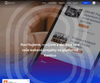 Bluesoft.cz(Weby, eshopy a webové aplikace na platformě Kentico) Screenshot