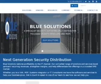 Bluesolutions.co.uk(Blue Solutions) Screenshot