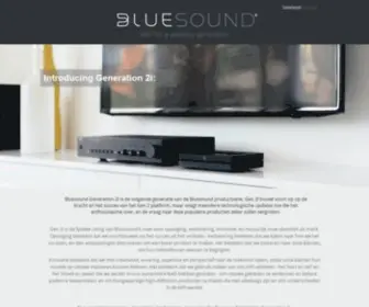 Bluesound.info(HiFi for a wireless generation) Screenshot