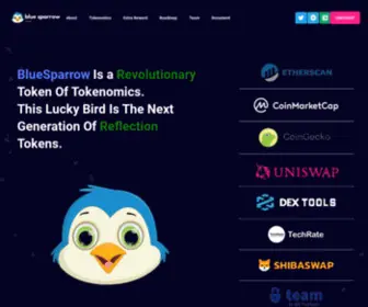 Bluesparrowtoken.com(Best Draw ETH Token) Screenshot