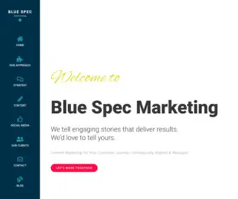 Bluespecmarketing.com(Blue Spec Marketing) Screenshot