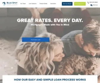 Bluespothomeloans.com(Blue Spot Home Loans) Screenshot