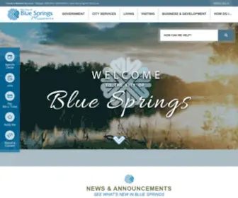 Bluespringsgov.com(City of Blue Springs) Screenshot