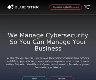 Bluestarcyber.com(Cybersecurity Services) Screenshot