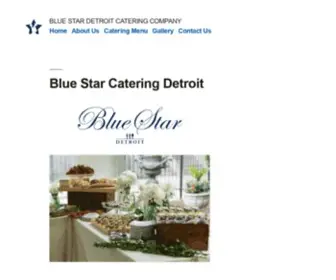 Bluestardetroit.com(Restaurant, Catering) Screenshot