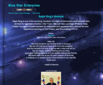 Bluestarenterprise.com(Ralph Ring's Website) Screenshot