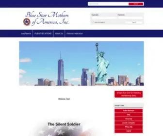 Bluestarmothers.org(Blue Star Mothers of America) Screenshot