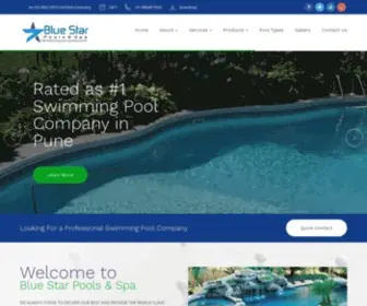 Bluestarpoolsandspa.co.in(Best Swimming Pool Company) Screenshot