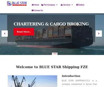 Bluestarshipping.com(BLUE STAR SHIPPING FZE) Screenshot