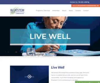 Bluestemcommunities.org(Bluestem Communities) Screenshot