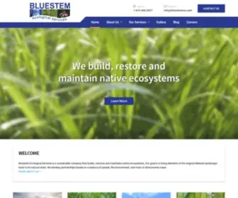 Bluestemeco.com(Ecological services) Screenshot