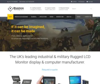 Bluestonetechnology.com(Industrial LCD Displays) Screenshot