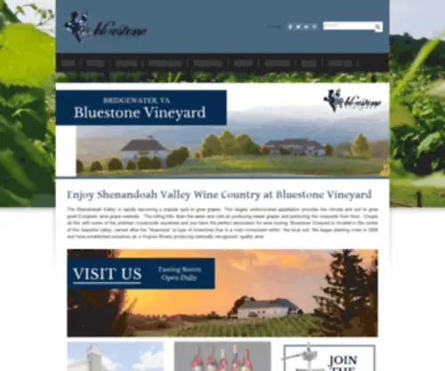 Bluestonevineyard.com(Bluestone Vineyard) Screenshot