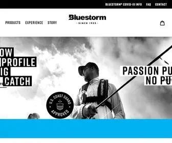 BluestormGear.com(Coast Guard Approved Inflatable Life Vests & Jackets) Screenshot