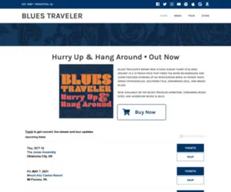 Bluestraveler.com(Blues Traveler) Screenshot
