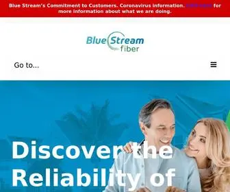 Bluestreamfiber.com(Blue Stream Fiber) Screenshot