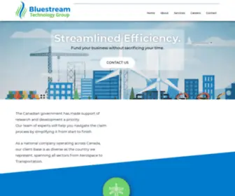 BluestreamGroup.ca(Bluestream Technology Group) Screenshot