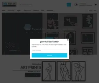 Bluesurfart.com(Blue Surf Art) Screenshot