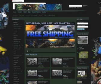 Bluetablestore.com(Wargame Miniatures) Screenshot