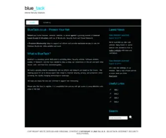 Bluetack.co.uk(Bluetack Internet Security Solutions) Screenshot
