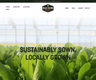 Bluethumbfarms.com(Blue Thumb Farms) Screenshot