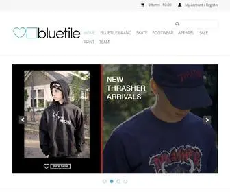 Bluetilesc.com(Bluetile Skateboards) Screenshot