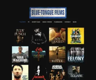 Bluetonguefilms.com(Blue-Tongue Films) Screenshot