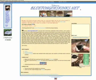 Bluetongueskinks.net(Blue Tongue Skinks) Screenshot