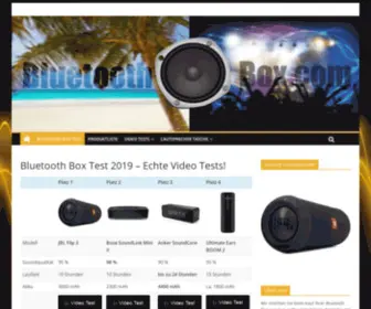 Bluetooth-Box.com(ᐅ Bluetooth Box TestKaufratgeber) Screenshot