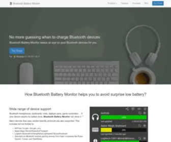 Bluetoothgoodies.com(Bluetooth Battery Monitor) Screenshot