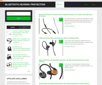 Bluetoothhearingprotection.com(Bluetooth Hearing Protection) Screenshot