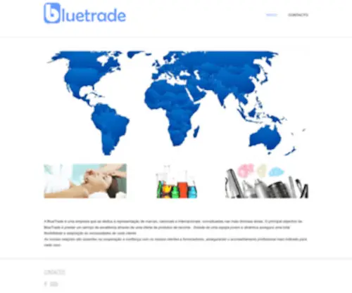 Bluetrade.pt(Bluetrade, Lda | Importação &amp; Exportação) Screenshot