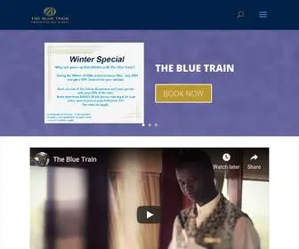 Bluetrain.co.za(The Blue Train) Screenshot