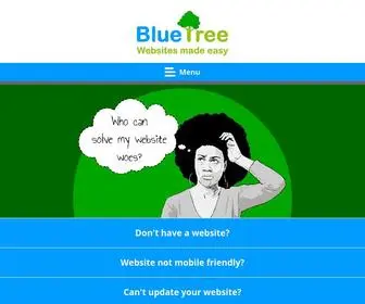 Bluetree.co.uk(Websites for SMEs) Screenshot