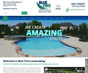 Bluetreelandscaping.com(Captcha) Screenshot